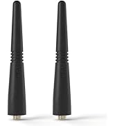 HT1250 Radio Antenna Replacement UHF 403–470MHz Short Stubby Antenna SMA Male 2 Pack Walkie Talki...
