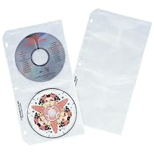 CD Storage Pages for Ring Binders