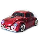 SDGSQHA Car Mouse for Computer, Wireless Car Mouse 2.4Ghz Optical Mouse Car Shaped Mouse Cute Mou...