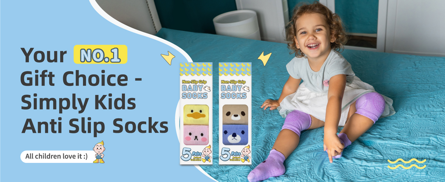 baby socks grippy toddler boys girls kids infant newborn 0-6 months 6-12 12-18 1-3 years 2-4t gift