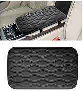 Wevdn Car Center Console Cushion Pad, 12.48×7.40 Inches Waterproof Car Armrest Seat Box Cover, Co...