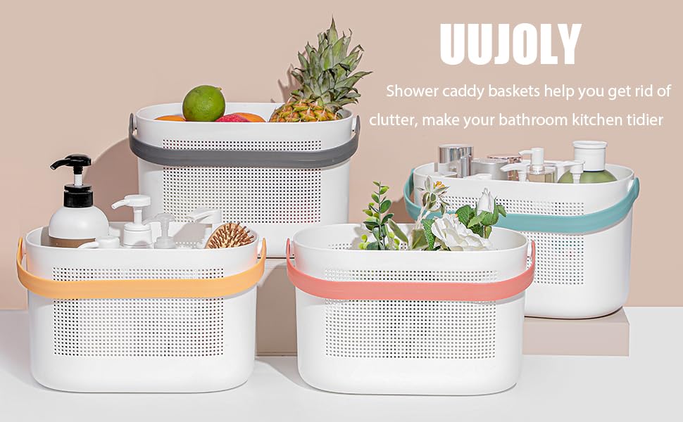 Shower caddy basket
