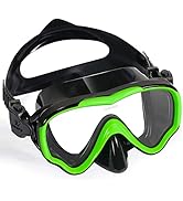 Keary Kids Swim Goggles with Nose Cover Swimming Mask for Kids Youth 5-15, Anti-Fog Kids Pool Wat...