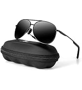 mxnx Aviator Sunglasses for Men Polarized Women UV Protection Lightweight Driving Fishing Sports ...