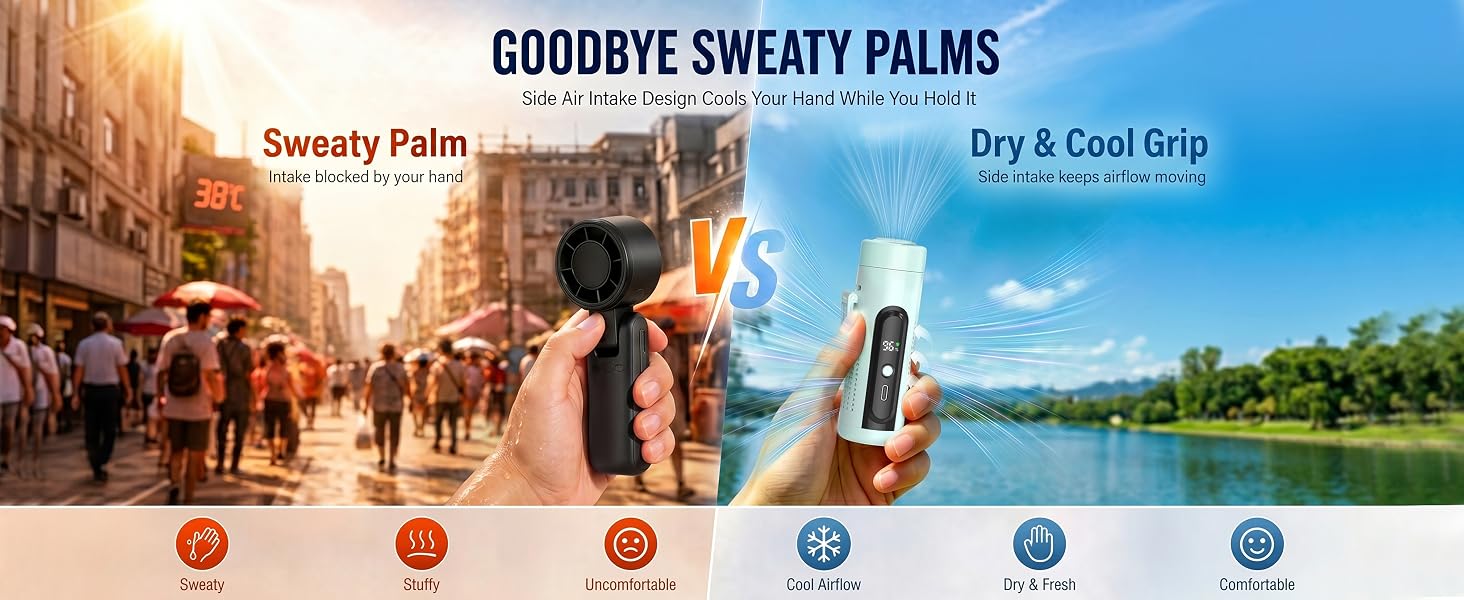Cooling Handheld Clip on Fan