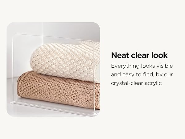 Neat clear look