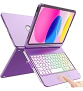 FUWANG Touch Keyboard Case for iPad (A16) 11th Generation 11 inch 2025 &10th Generation 10.9 inch...