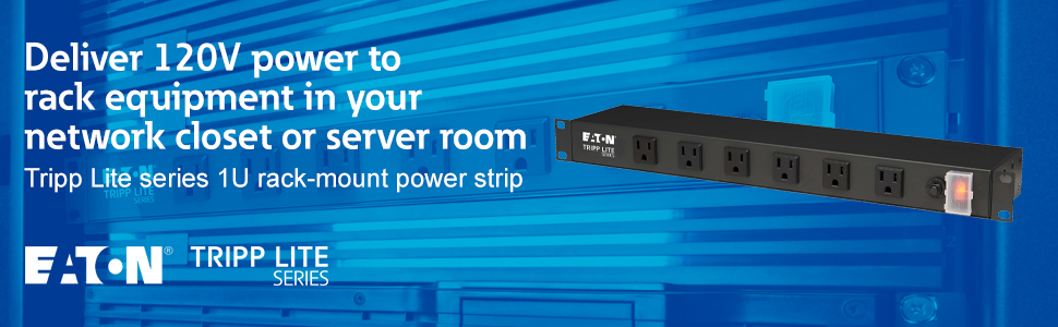 Deliver 120V power to rack equipment in your network closet or server room