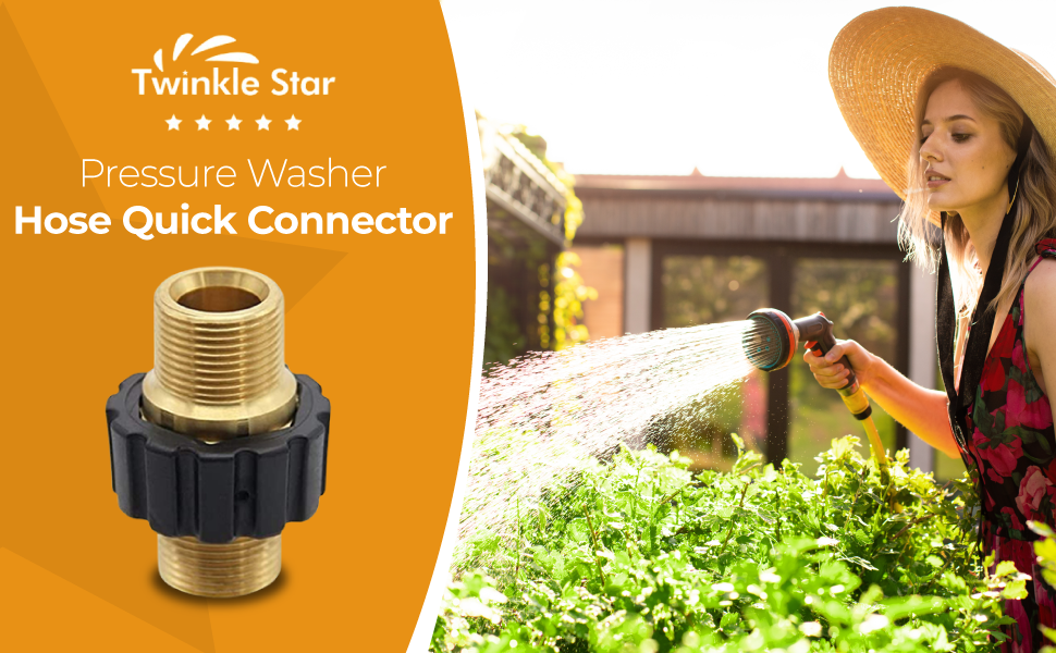 Twinkle Star Pressure Washer Hose Quick Connector