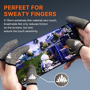 JWH gaming finger sleeves PERFEET FORSWEATY FINGERS, the touch sensitivity