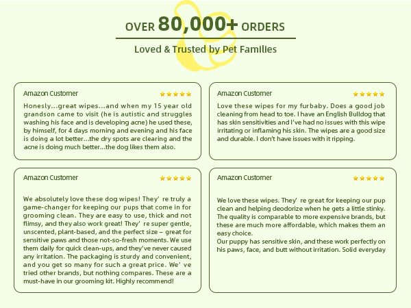 dog rear wipes