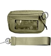 Casbomy The Iris' Wallet 2nd Gen, Unisex-Adults Wristlet Wallet, Green Nylon, Waterproof, Lightwe...