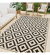 Smiry Waterproof Outdoor Rug 5x8 ft, Reversible Plastic Straw Patio Camping Rugs, Outdoor Indoor ...