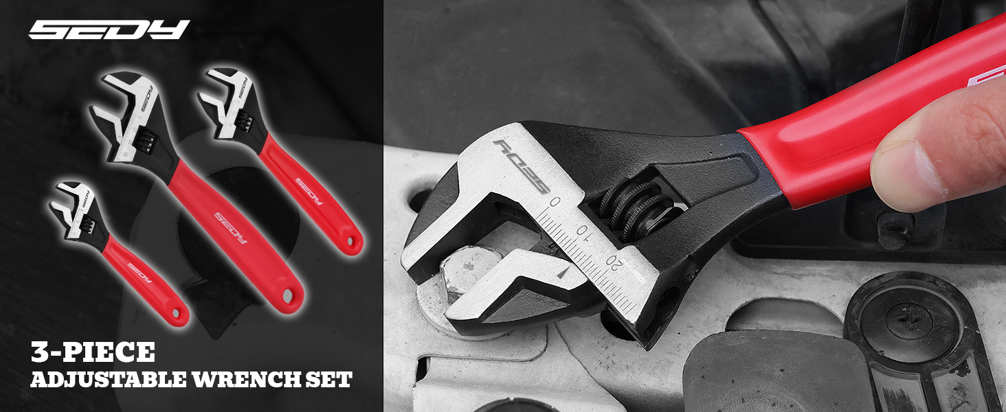 adjustable wrench set