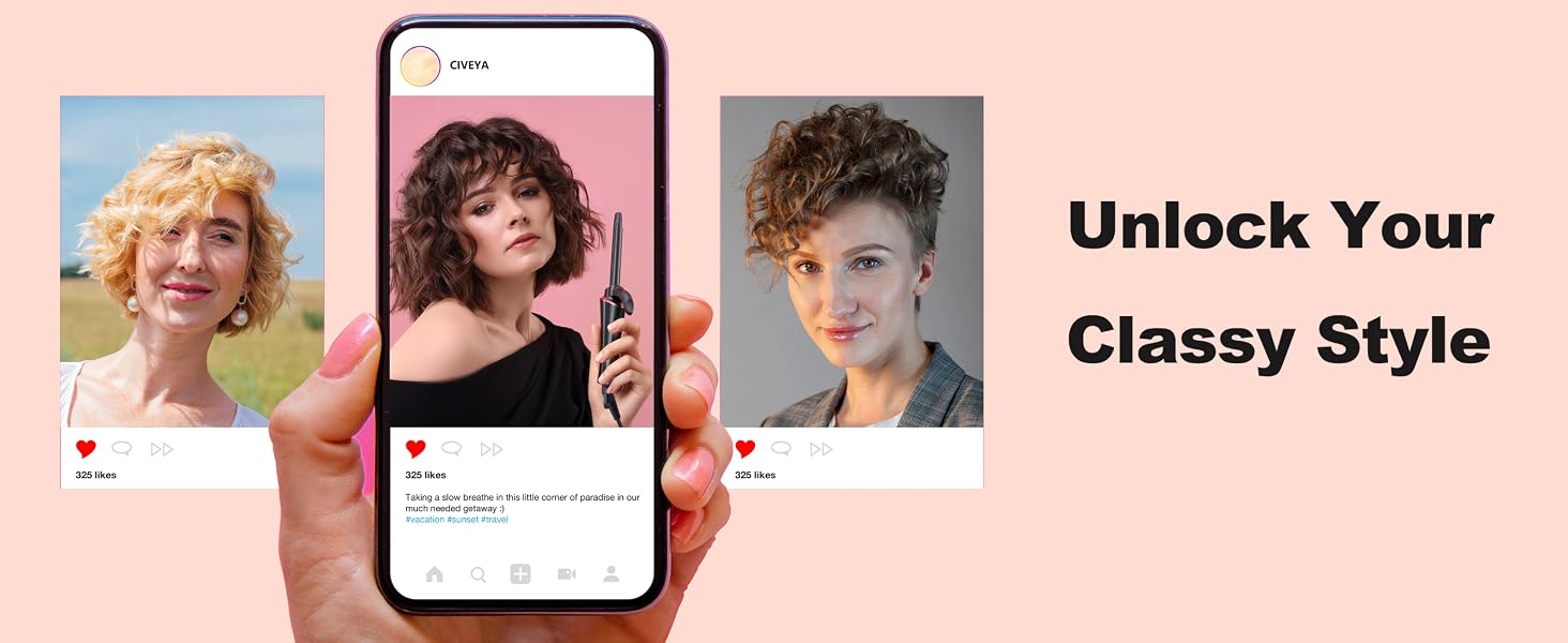 curling iron for short hair
