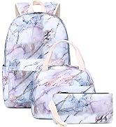 Teen Girls School Backpack Kids Bookbag Set with Lunch Box Pencil Case Travel Laptop Backpack Cas...