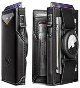 BULLIANT Men Airtag Wallet,Slim Front Pocket Wallet Money Clip for Men Gift 3.8