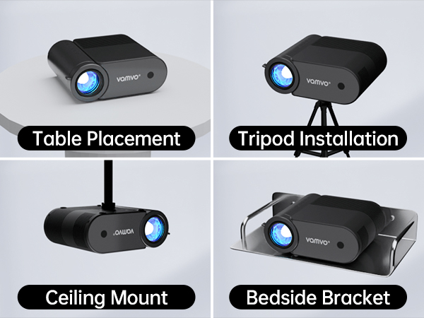 vmavo mini projector wifi