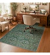 iCasso Office Chair Mat for Hardwood Floor, 48"X 60" Convex Morris Green | Heavy Duty Under Desk ...
