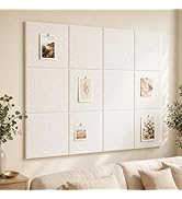 Baysola Large Cork Boards for Walls – 48" x 36" Self Adhesive Felt Wall Tiles, Ideal for Office B...