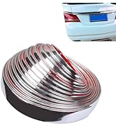 Qurbuns 49FT Car Exterior and Interior Molding Trim, Glossy Black Car Side Molding Trim, Scratch-...