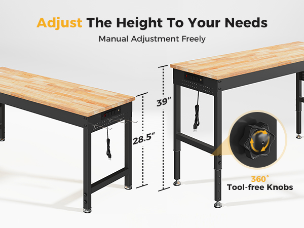 adjustable workbench