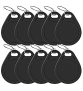 NFC Tags 215 NFC Keytags Black NFC fob Rewritable NFC 215 Tag NFC Business Card Programmable NFC ...
