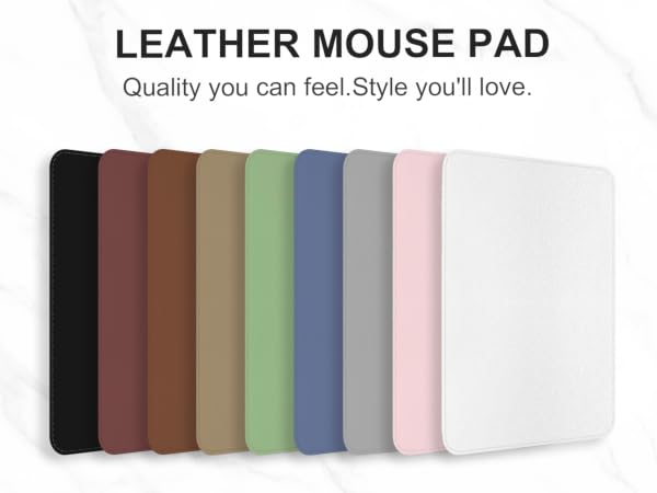 leather mouse pad