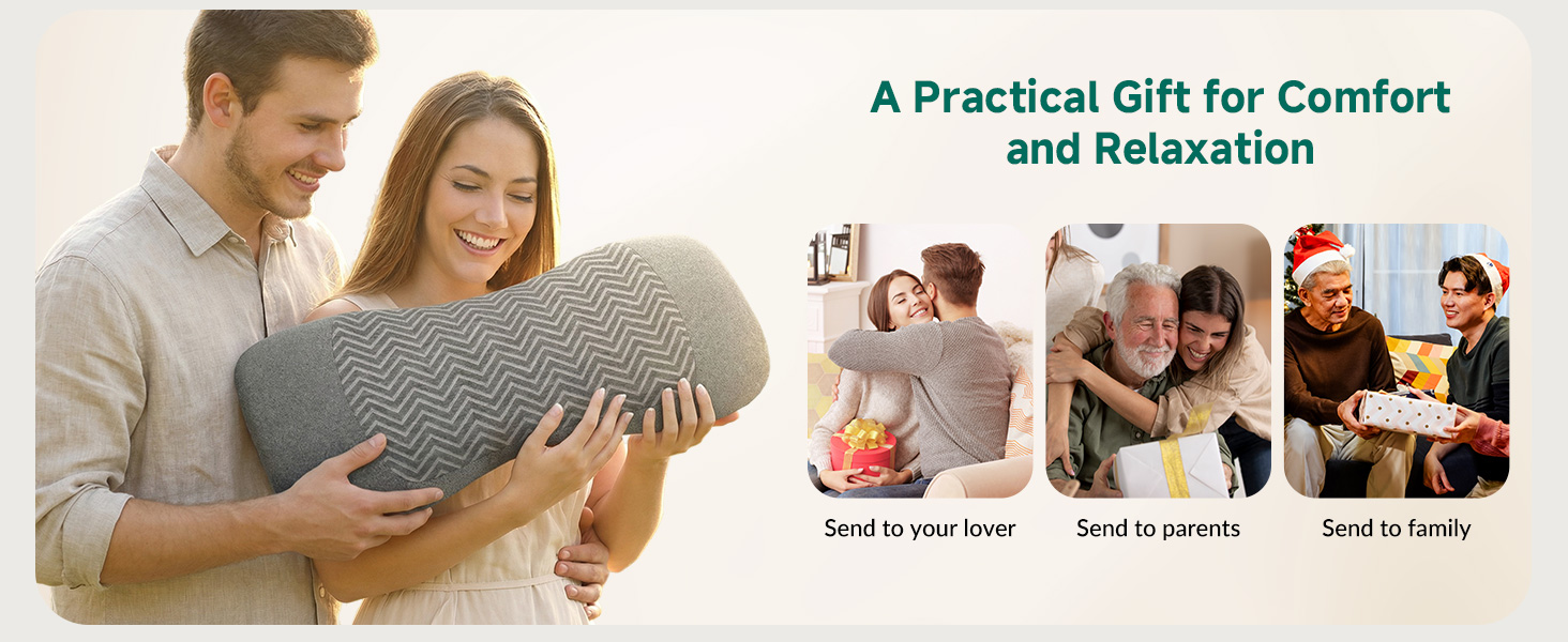 lumbar support back massage pillow