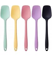 Headaze Silicone Spatulas 5Pcs, 10.7 Inch Small Spoon Spatula Set, BPA-Free | Heat Resistant 572?...