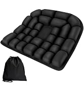 HLCZLUZ Seat Cushion, Office Chair Cushion with Storage Bag, Travel Seat Cushion for Airplane, Pr...