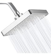 Eolax High Pressure Rain Shower Head, High Flow Pressure Boosting Adjustable Rainfall Showerhead,...