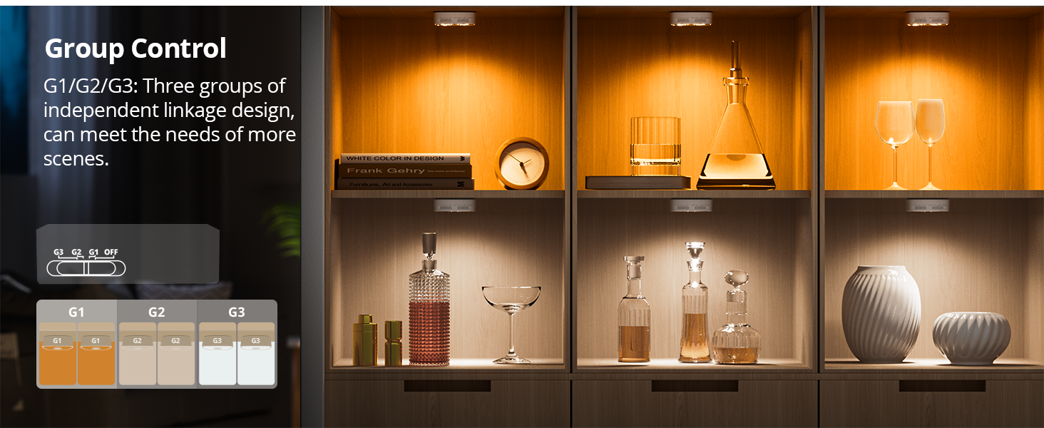 group control closet light