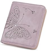 KITEVIUN Small RFID Wallet Women Ultra Thin Slim Womens Wallet Mini Compact Bifold Pocket Ladies ...
