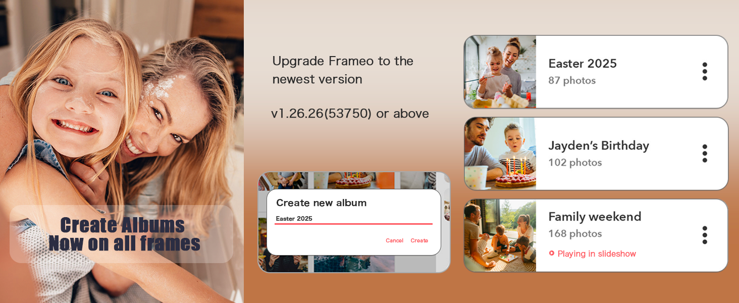 Pastigio digital picture frame