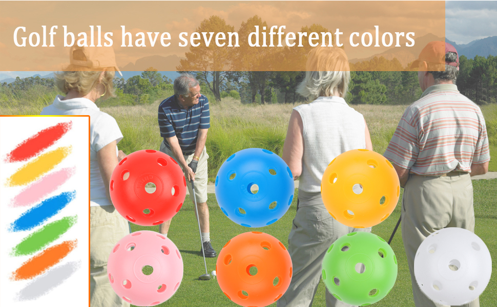 Practice Golf Balls Plastic Golf Balls Practice Golf Balls for Backyard