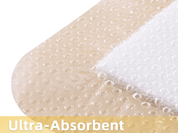 absorbent silicone foam dressing