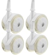 DOITOOL 4 Pcs Baby Walker Wheels Replacement, Universal Wheels for Walker Accessories, Baby Strol...