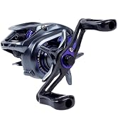 Kingdom 4.76oz Ultralight Finesse Baitcasting Fishing Reel 8+1BB Surper Smooth 7.1:1/8.1:1 Gear R...