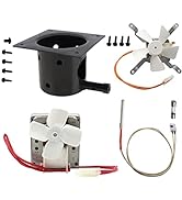 Auger Motor,Grill Induction Fan Kit, Fire Burn Pot and Hot Rod Ignitor,Replacement Parts with Scr...
