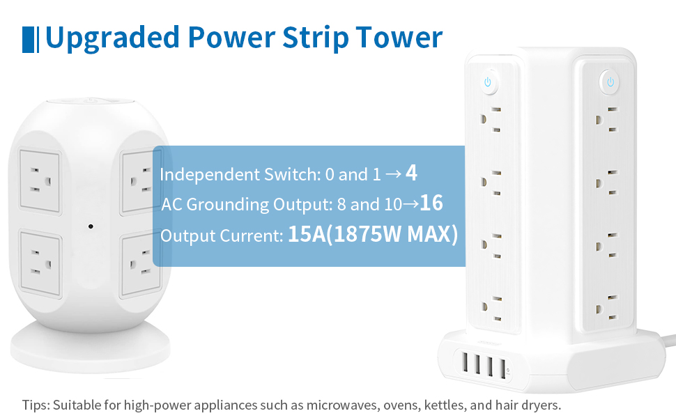upgraded power strip Tower