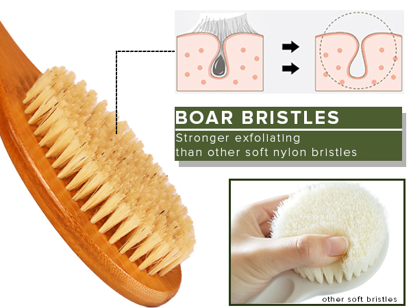 icandoit long handle bath brush with pumice stone