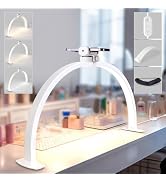 Lavinda Large Half Moon Light for Nail Desk, 29'' Nail Table Lamp with Phone Holder, 3000K-6000K ...