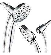 AquaDance New Magnetic Docking 8-setting High Pressure Handheld Shower Head | Space-age Magnetic ...