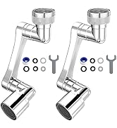 Longing Home 1080° Swivel Faucet Extender, Heavy Duty Rotating Sink Extension, Universal Swivel M...