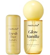 medicube Glow Vanilla Layering Duo: Vanilla Pistachio Deodorant and Hair & Body Fragrance Mist | ...