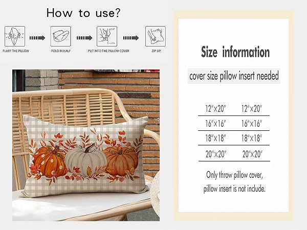 fall outdoor pillows