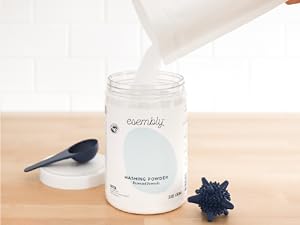 Washing Powder Canister being Refilled