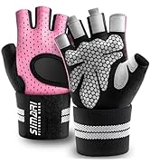 SIMARI Workout Gloves Men and Women Weight Lifting Gloves with Wrist Wraps Support for Gym Traini...