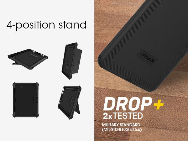 otterbox defender case, ipad 10th gen case, black defender case, ipad 10th gen case, otterbox ipad